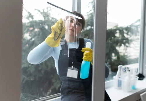 Nettoyage de vitres intérieures et extérieures à Pendé
